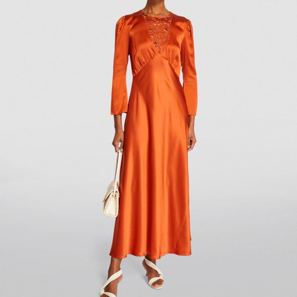 Silk Melinda Midi Dress